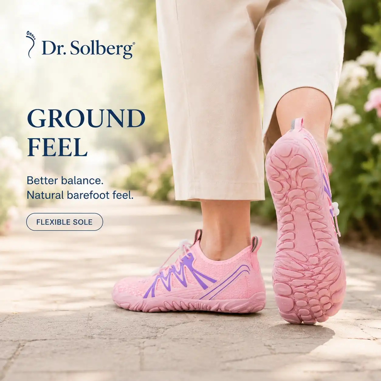 Ground feel barefoot shoes